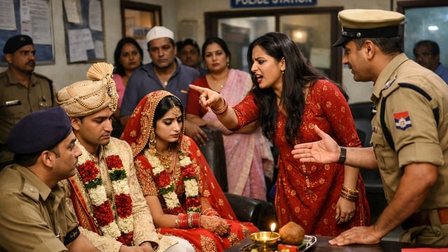 प्रेमी की शादी रुकवाकर प्रेमिका ने पुलिस बुलवाई, थाने में पंचायत के बाद सात फेरे